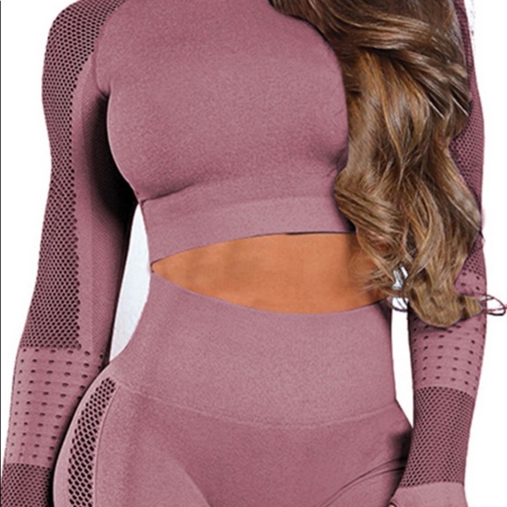 Mesh Yoga Crop Top